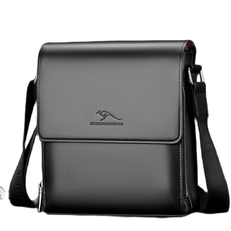 [XẢ KHO 3 NGÀY] Túi đeo chéo nam, túi đựng IPAD tài liệu, túi da nam thời trang da bò thật cao cấp KT:27x24x5cm, Màu: Nâu - Đen - DH STORE