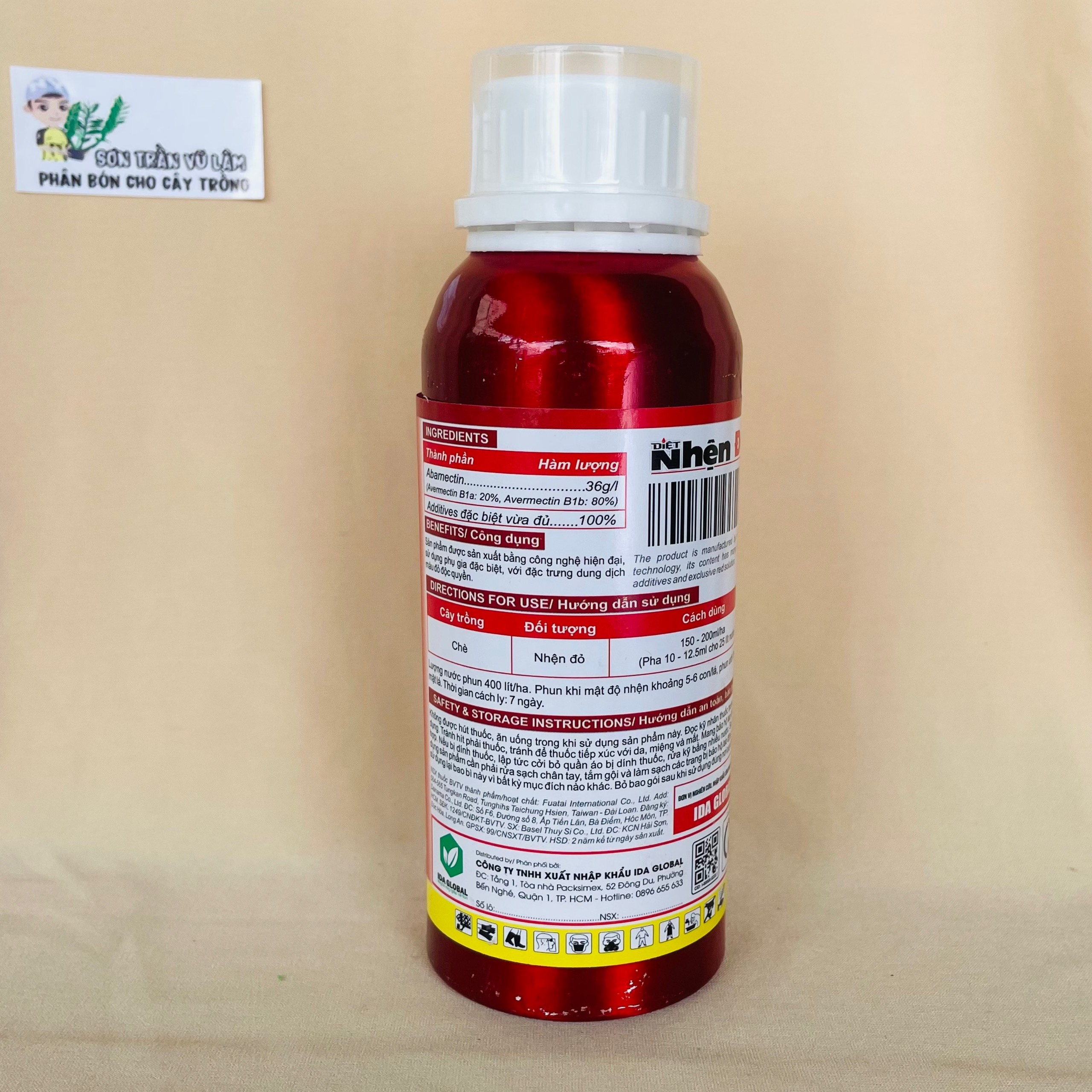 Xua Đuổi Nhện Đỏ Trên Lan, Hoa Hồng Chai 240ml Abclam