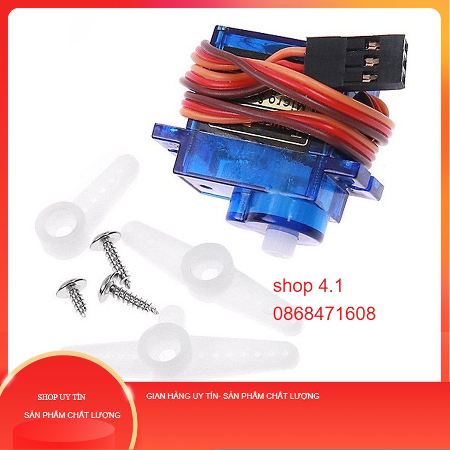 Động Cơ Servo SG90,Có  Góc Quay 180- 360 độ