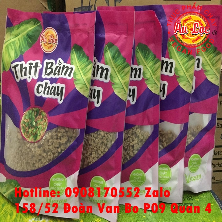 [HCM]Combo 5 Gói Thịt Bằm Chay Âu Lạc Ngon Bổ Rẻ - 5 Túi x  100g