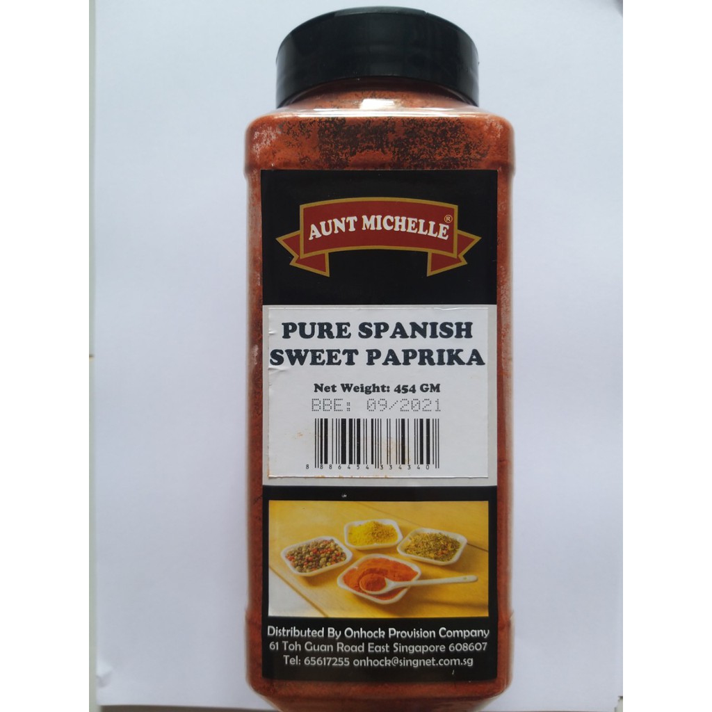 Bột ớt ngọt hiệu Aunt Michelle Sweet Paprika Powder - Xuất xứ Mỹ 454g