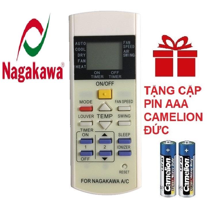 [HCM]Remote máy lạnh NAGAKAWA mẫu 1 - Điều khiển điều hòa NAGAKAWA - ĐIỆN TỬ TUỆ LÂM
