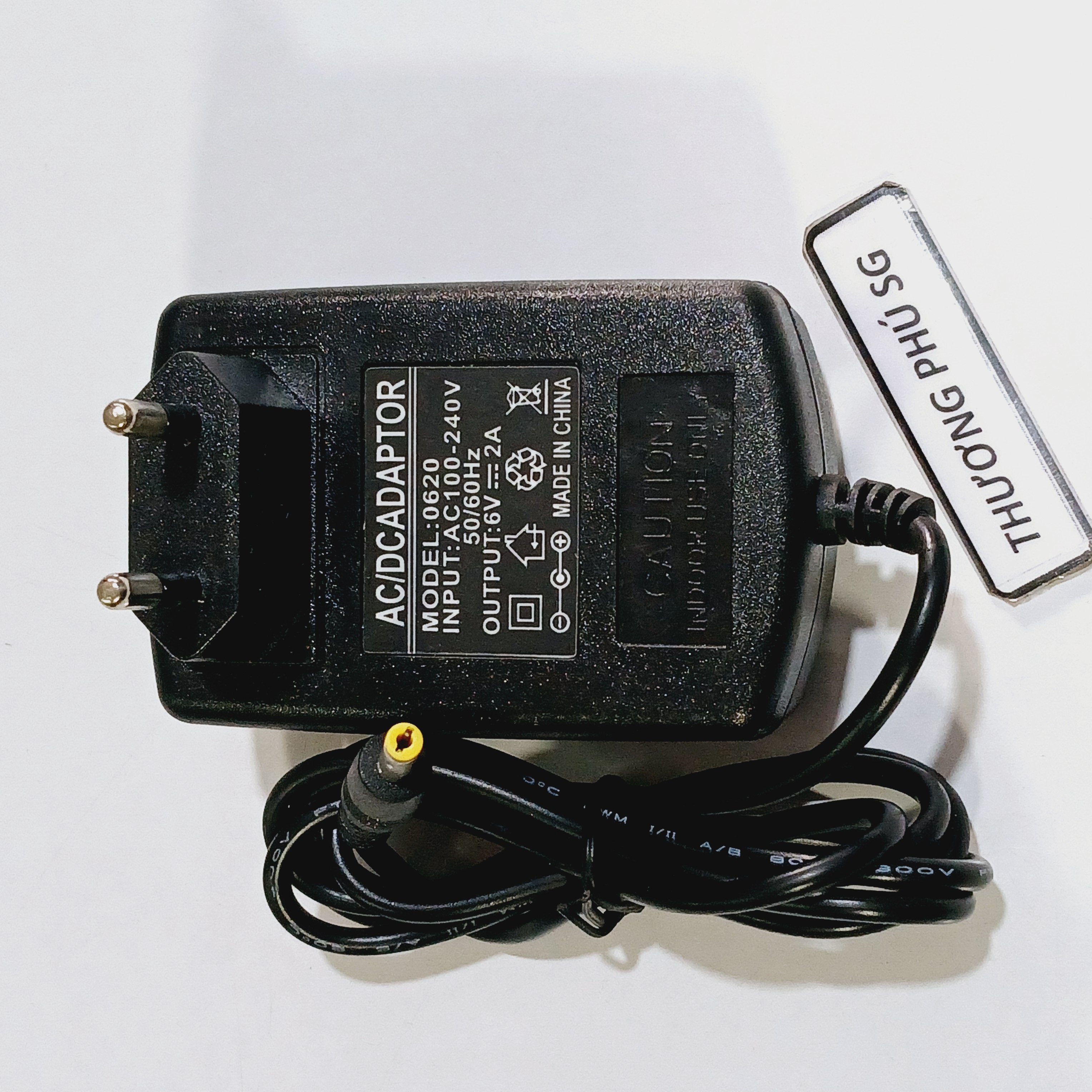 Nguồn adapter dc 6v - 2a / đầu cắm 4.0mm x 1.7mm