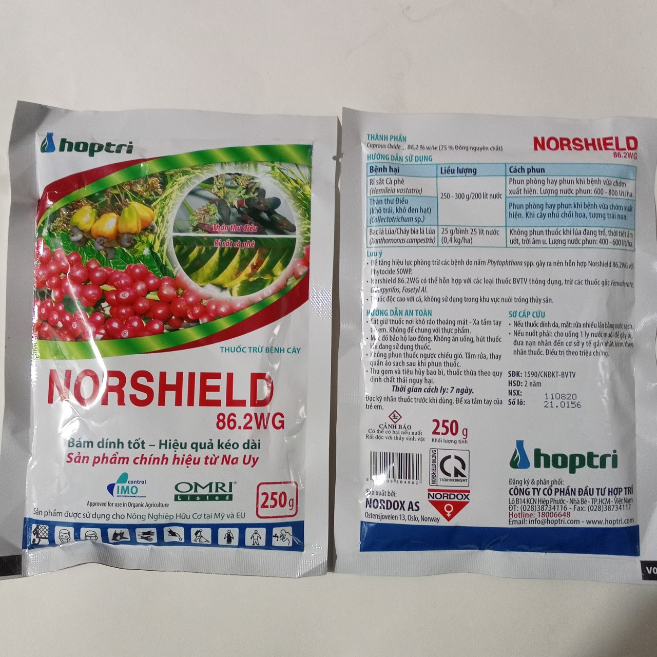 Norshield 86.2WG (GÓI 250 GRAM)