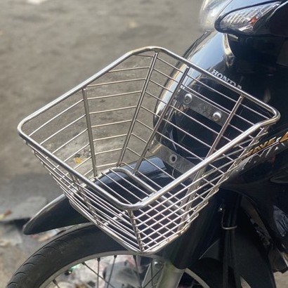 [HCM] RỔ ĐỰNG BAGA INOX WAVE NHỎ / WAVE LỚN / RSX110 / BLADE / WAVE  @ 2017