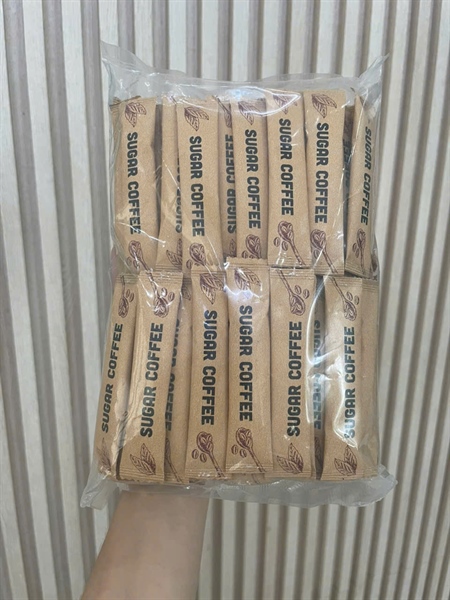 Đường Túi Giấy Cafe 100 Gói KLT 500g ngẫu nhiên