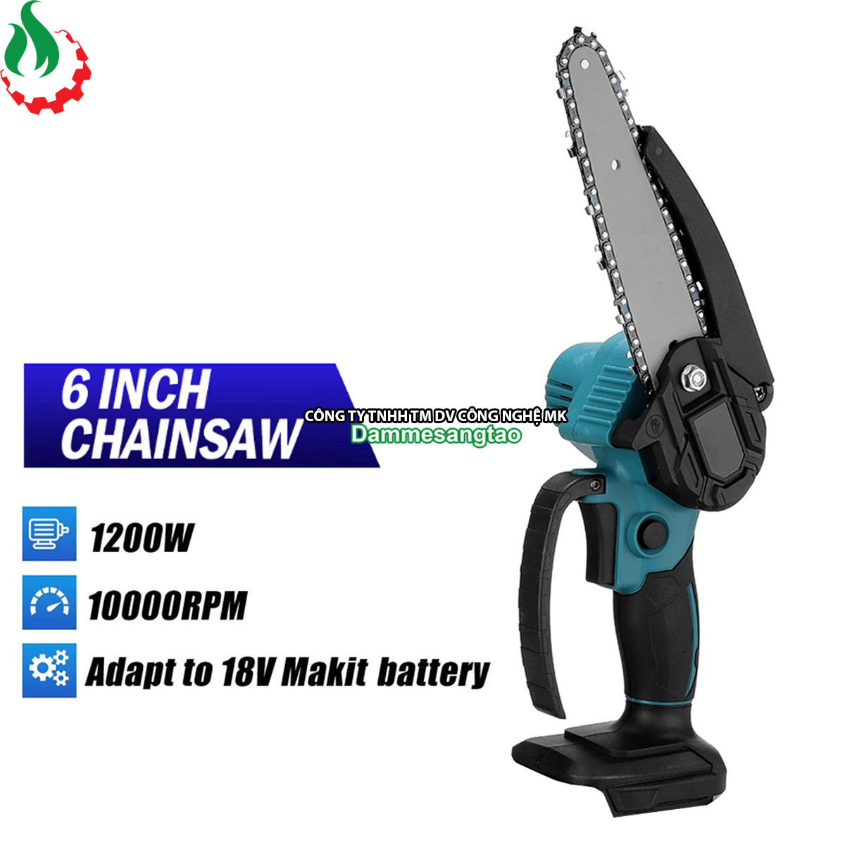 Máy cưa xích pin 18V có chổi than (Mẫu 1)