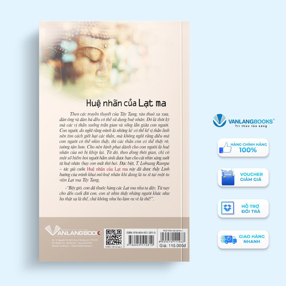 Sách - Huệ Nhãn Của Lạt Ma-Vanlangbooks