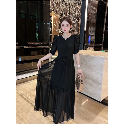 Đầm Quảng Châu Dáng Dài Thời Trang Cao Cấp