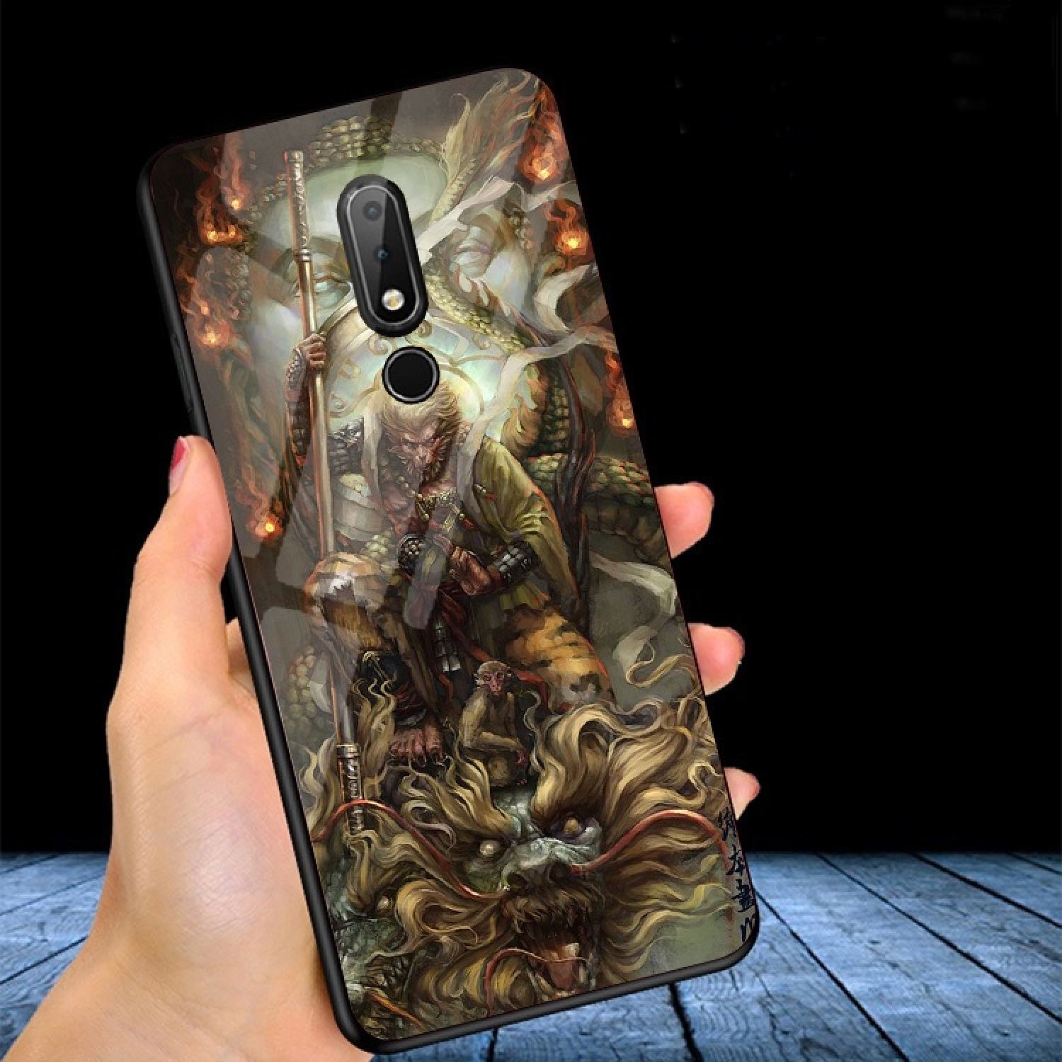 Ốp lưng kính 3d nokia 6.1 plus ốp lưng thế hệ mới cao cấp