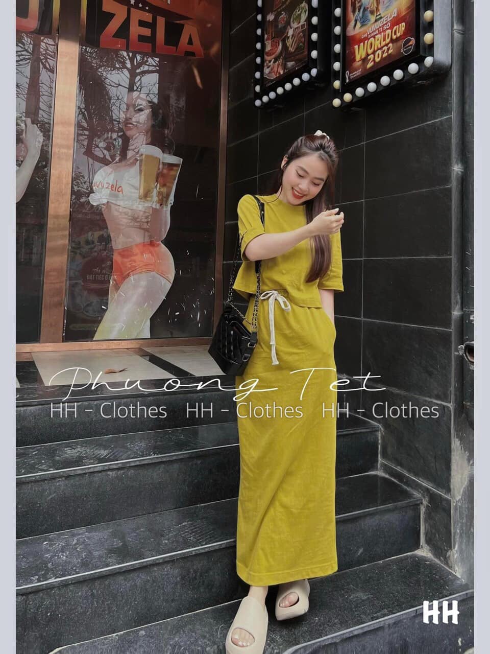 Set áo crop top chân váy conton -hàng thiết kế