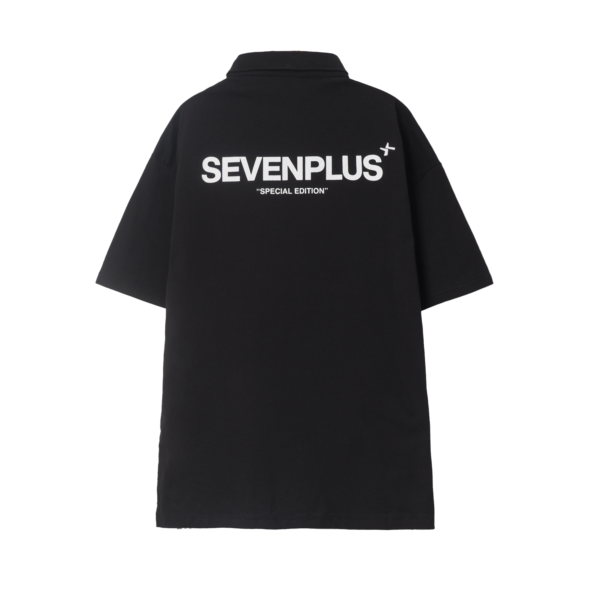 Áo Polo ngắn tay Sevenplus Basic Polo màu đen