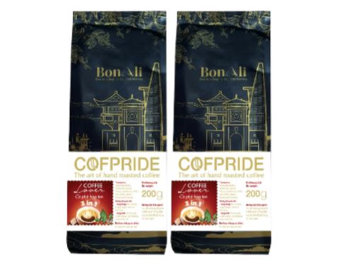 COMBO 2 TÚI 200G CÀ PHÊ COFPRIDE LOVER 3 IN 1 - THƠM NGON (200G/ TÚI)