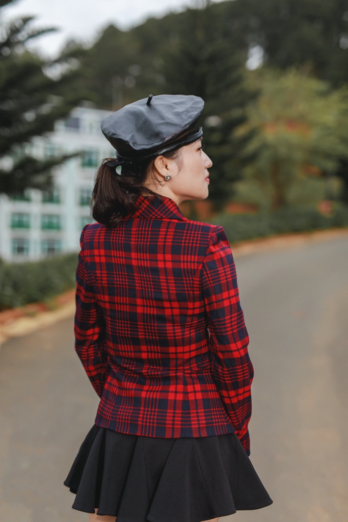 Vest kẻ CLARA MARE