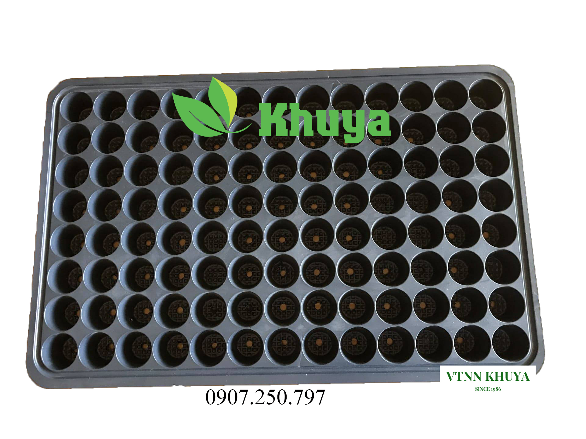 Khay ươm hạt 104 lỗ nhựa mỏng