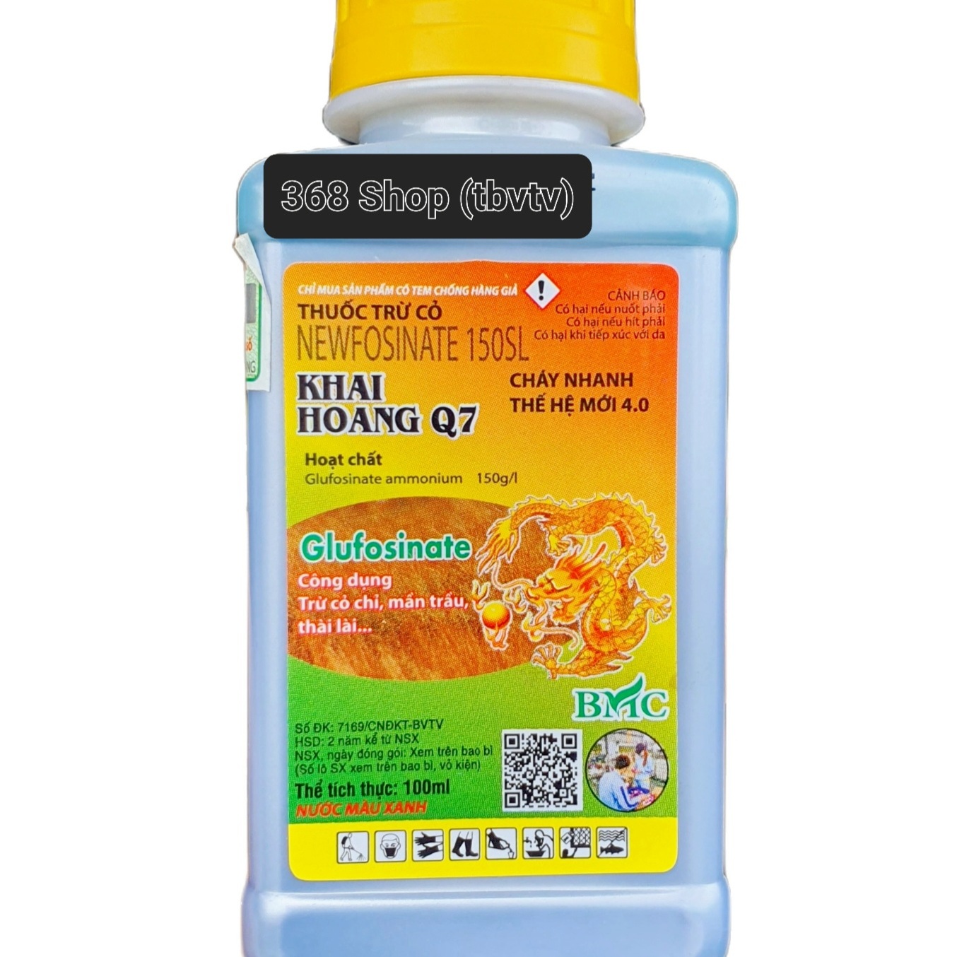 💎 Thuốc trừ cỏ KHAI HOANG Q7 (100ml)🧧 Chết sạch mần trầu JAFOSINA 150SL Cháy .