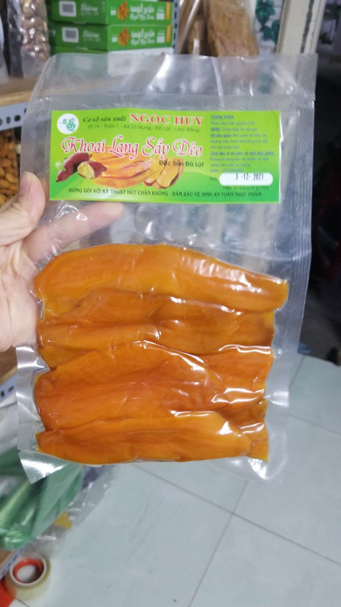 [FREESHIP MAX] 500gr khoai lang mật sấy dẻo [hangdaklak]