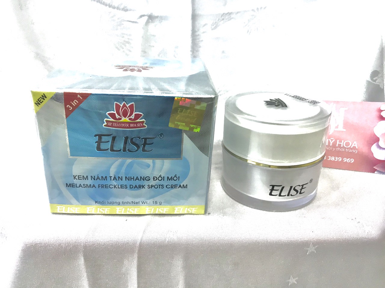 KEM ELISE NÁM - TÀN NHANG - ĐỒI MỒI 15G