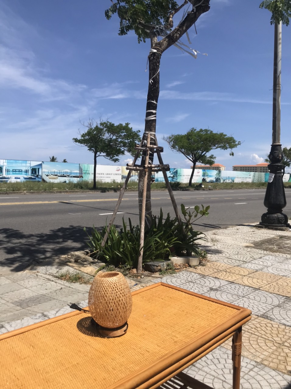Đèn mây để sàn hoặc treo vintage, boho