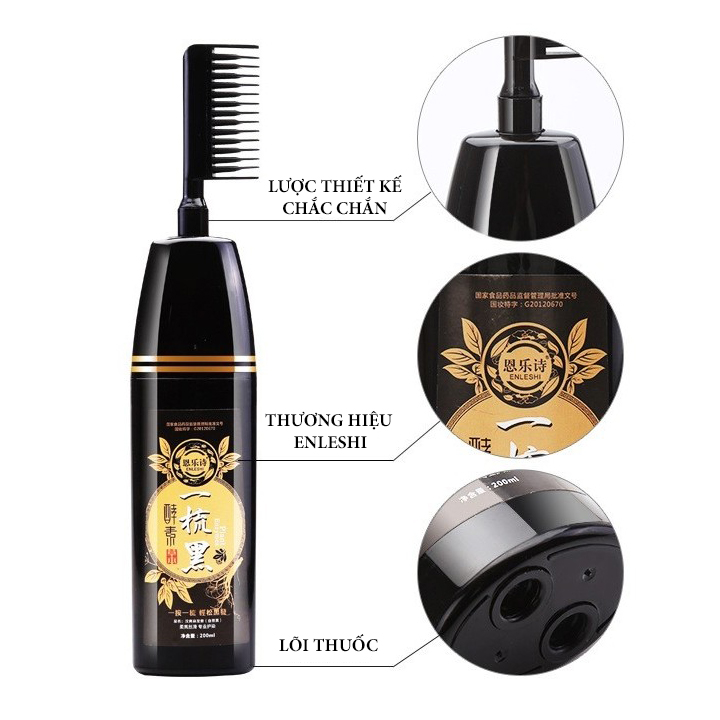 Lược nhuộm tóc thông minh Enleshi