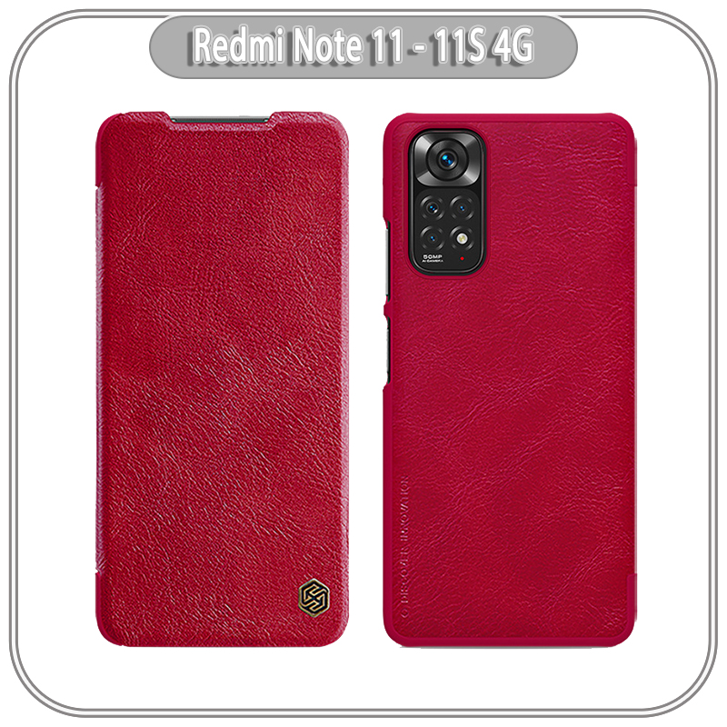 Bao da cho Xiaomi Redmi Note 11 - 11S 4G Nillkin Qin