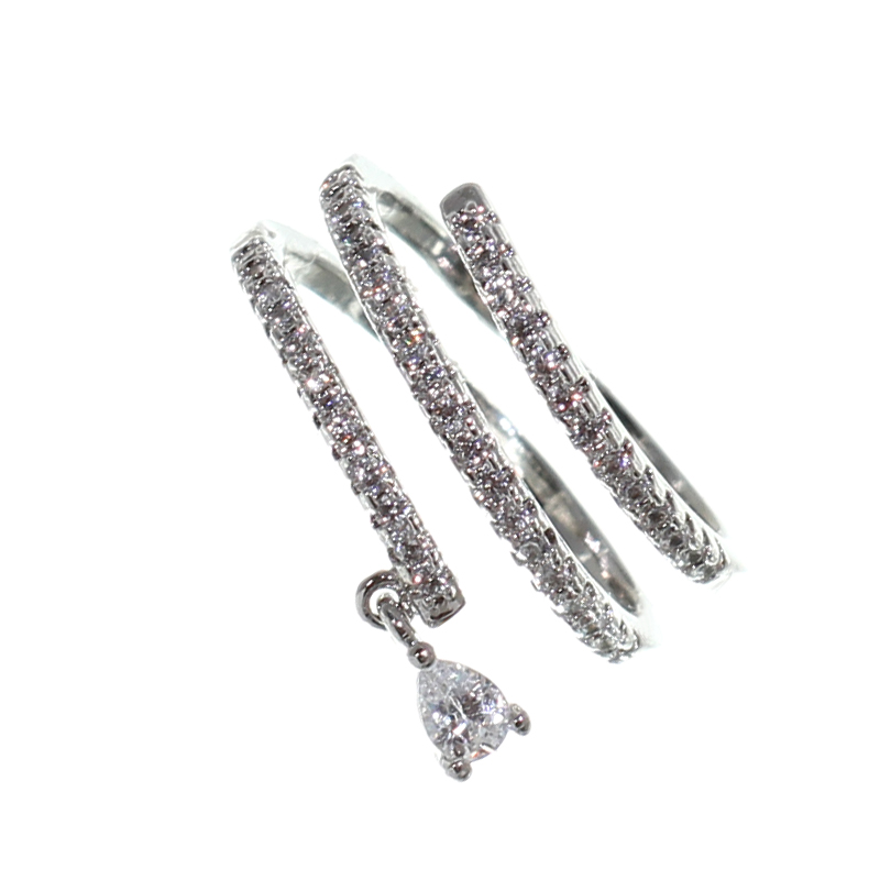 Nhẫn mạ bạc cao cấp tuesday love mk373