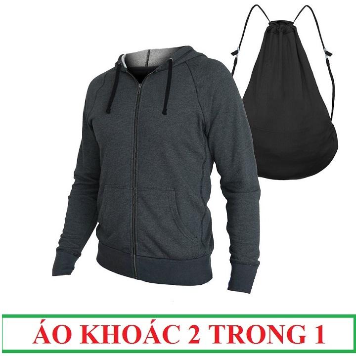 [HCM]ÁO KHOÁC NAM 2 TRONG 1