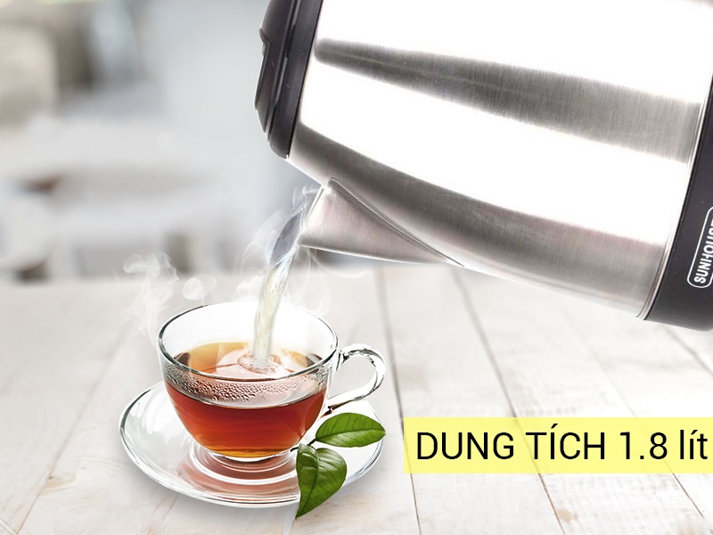 Ấm siêu tốc Sunhouse 1.8 lít SHD1182