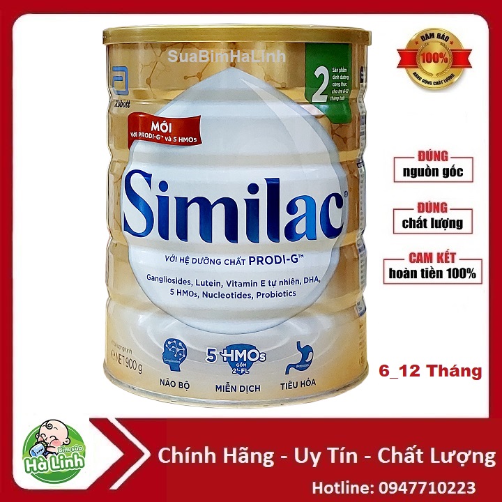 Sữa Bột abbott similac 1/2/3/4 900g (Date 2026)