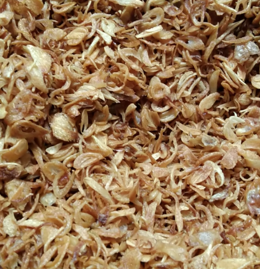 Hành phi ,Tỏi phi vàng,dùng để trộn bánh tráng 100g