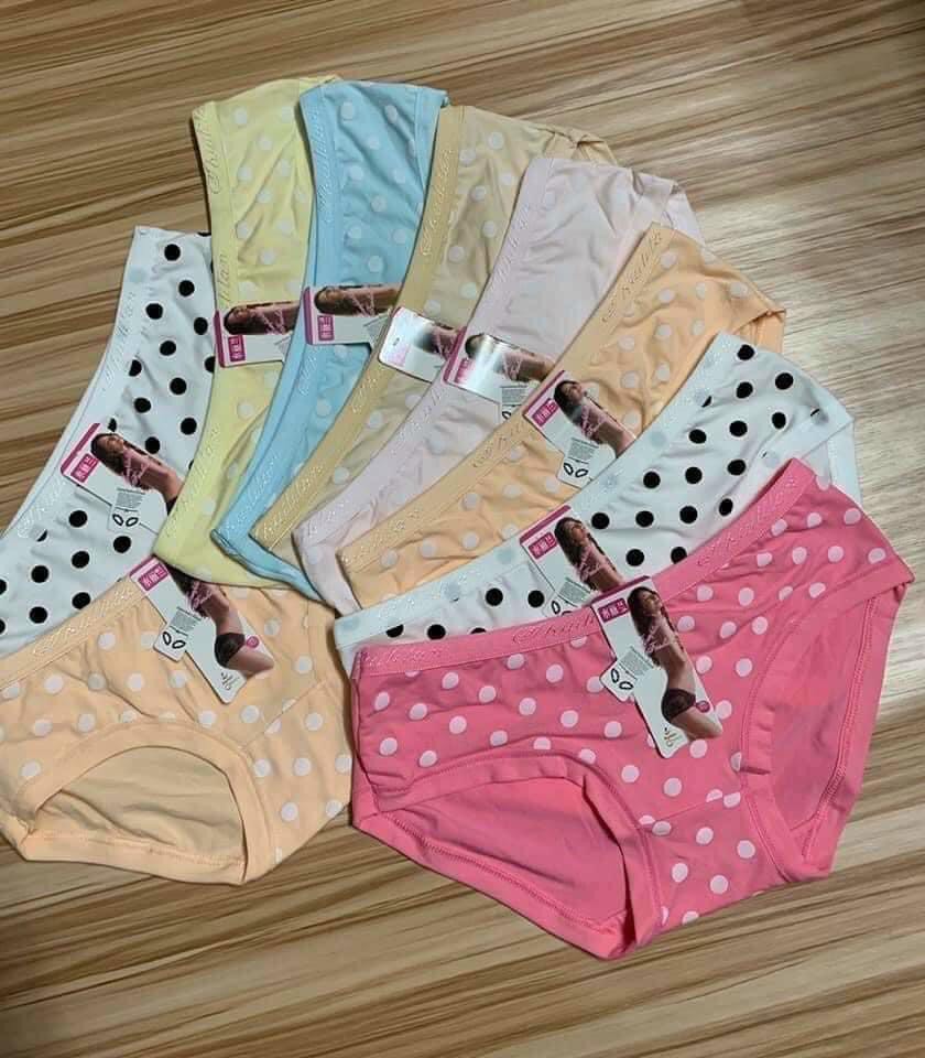 Combo 09 quần lót nữ chấm bi