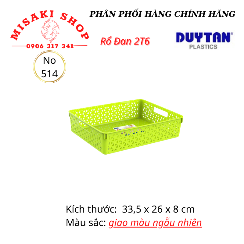 [HCM]Combo 05 Rổ Đan 2T6 DT514 Duy Tân | MISAKISHOP