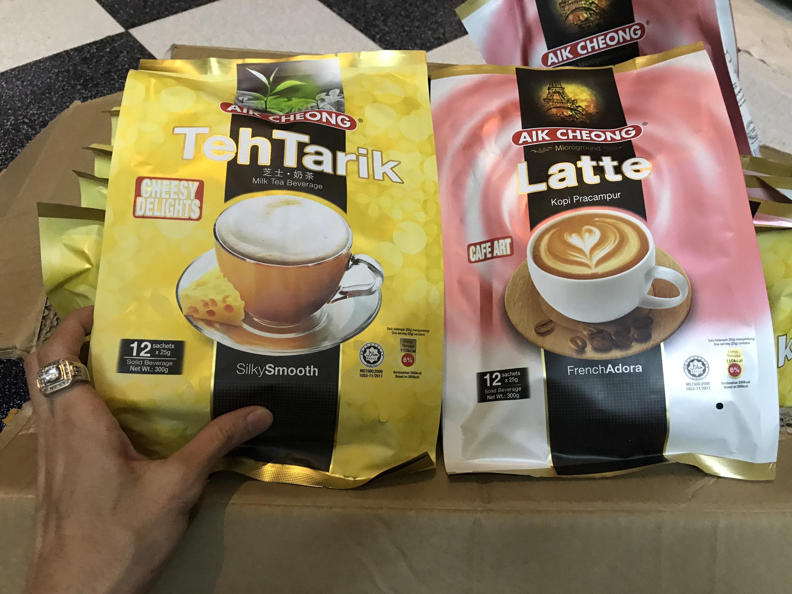 Cà Phê Latte Kopi Pracampur [Aik Cheong -Malaysia] - Bịch 12 Gói * 25g