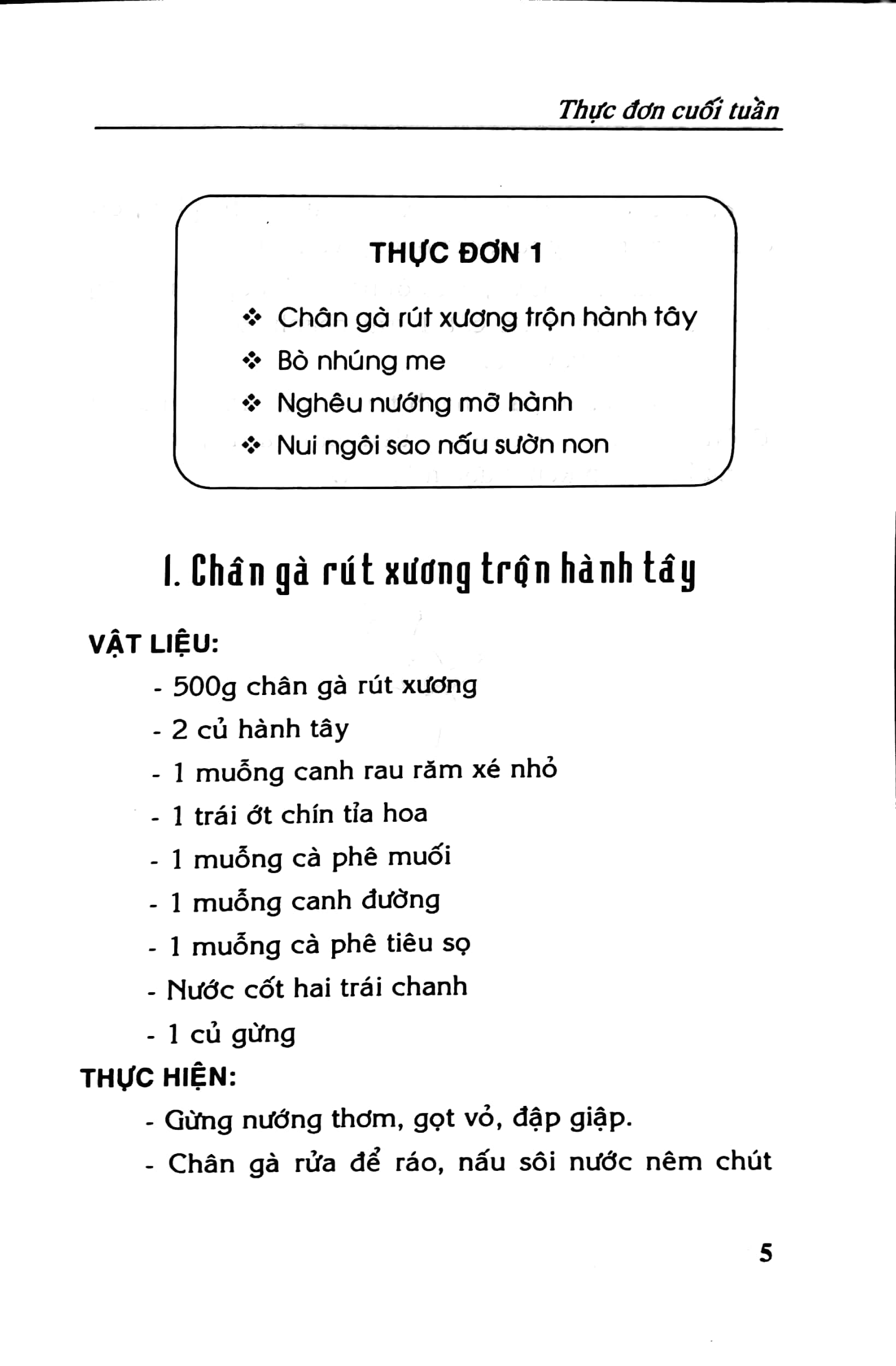 Fahasa - Thực Đơn Cuối Tuần
