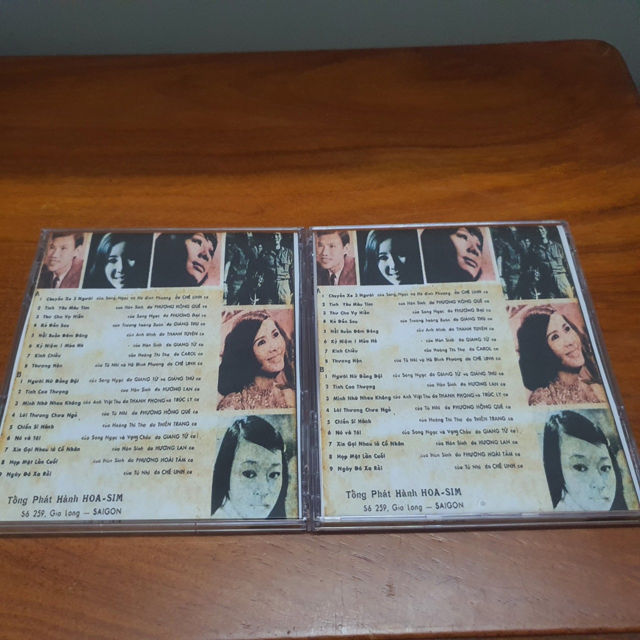 [MD-CD] Bộ 2 Đĩa CD Song Ngoc 6 - Tình ca 20 (thu âm trước 75)