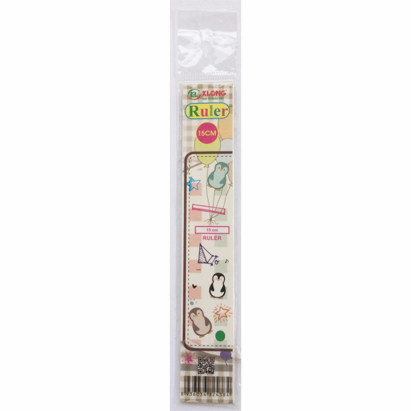 Thước kẻ dài 15cm cứng cáp klong ms 438-vppklong