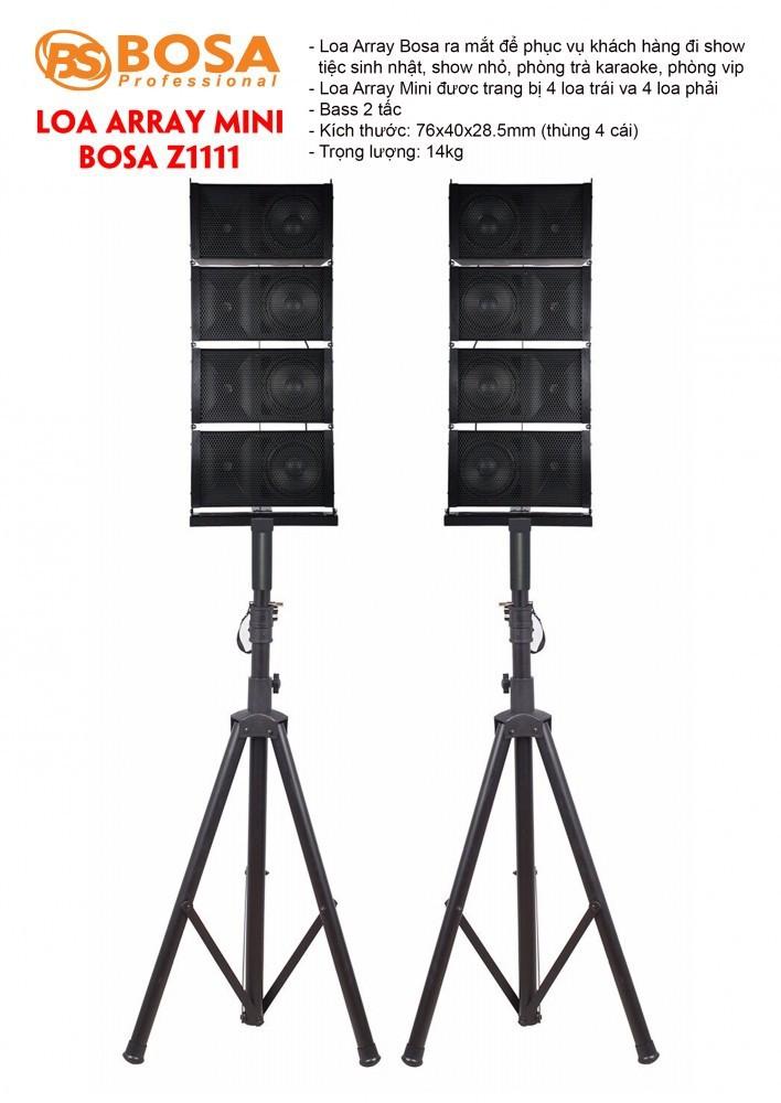 BỘ LOA ARRAY MINI Z111 - BASS 20 - CHUYÊN SÂN KHẤU