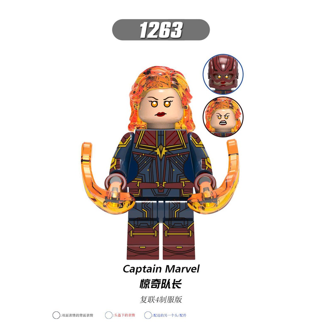 Mini Nhân Vật Siêu Anh Hùng Iron Man War machine Thor Captian - Lắp Ráp Mini X0258