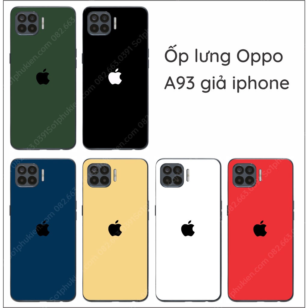 Ốp lưng ép kinh giả Iphone Oppo A93