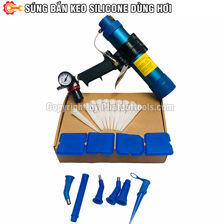 Súng Bắn Keo Silicone Dùng Hơi