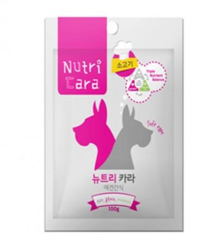 Snack Cho Chó Nutricara Hàn Quốc Vị Thịt Bò - Beef Jerky 100gr