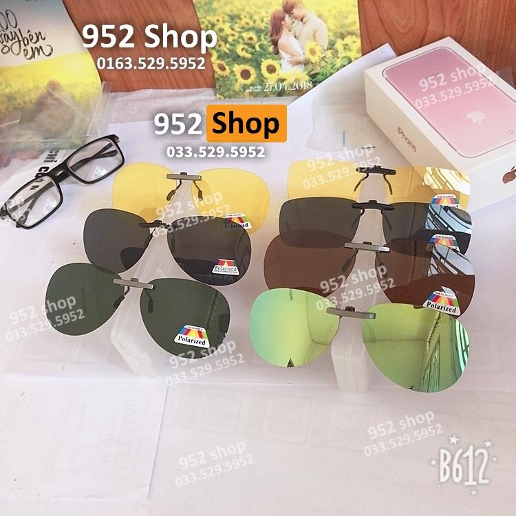 Kính mát kẹp cận, viễn thị Nam Nữ