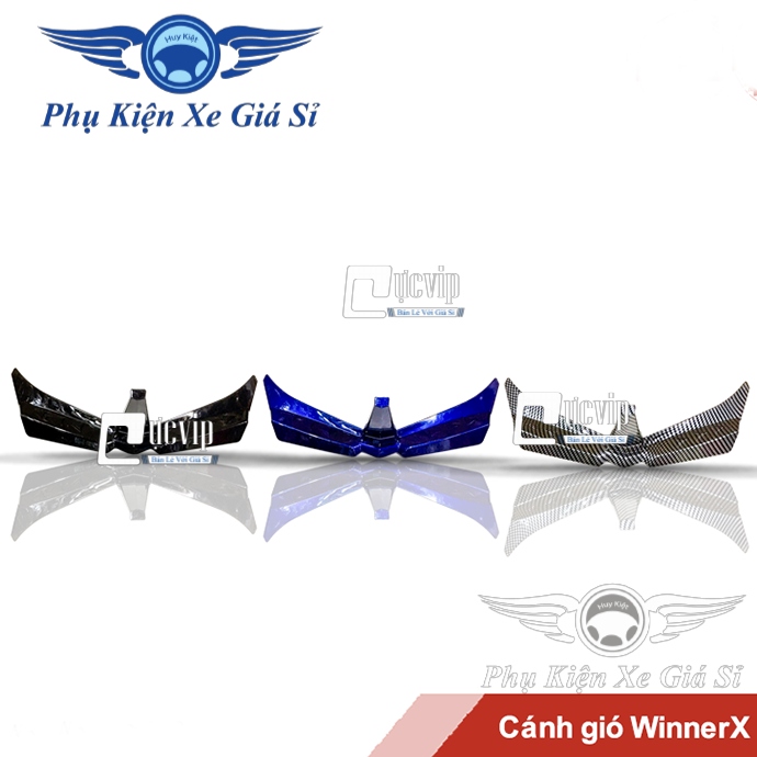 (ĐEN) Cánh Gió Trước Winner X Sơn Kiểu Cao Cấp MS2022