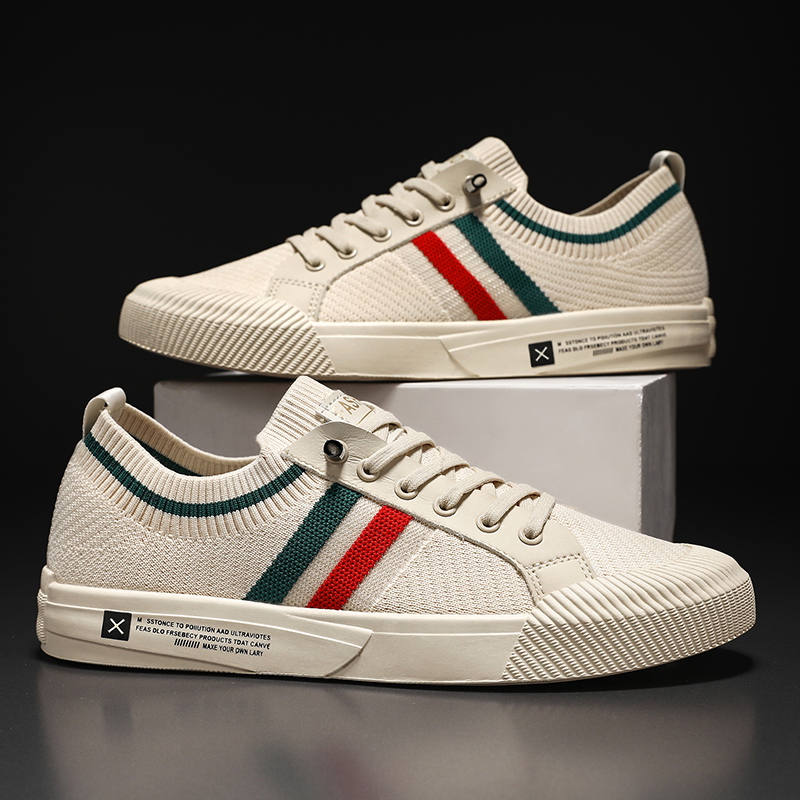 Giày Sneaker Nam Giày Vải Co Dãn Phong Cách 2023