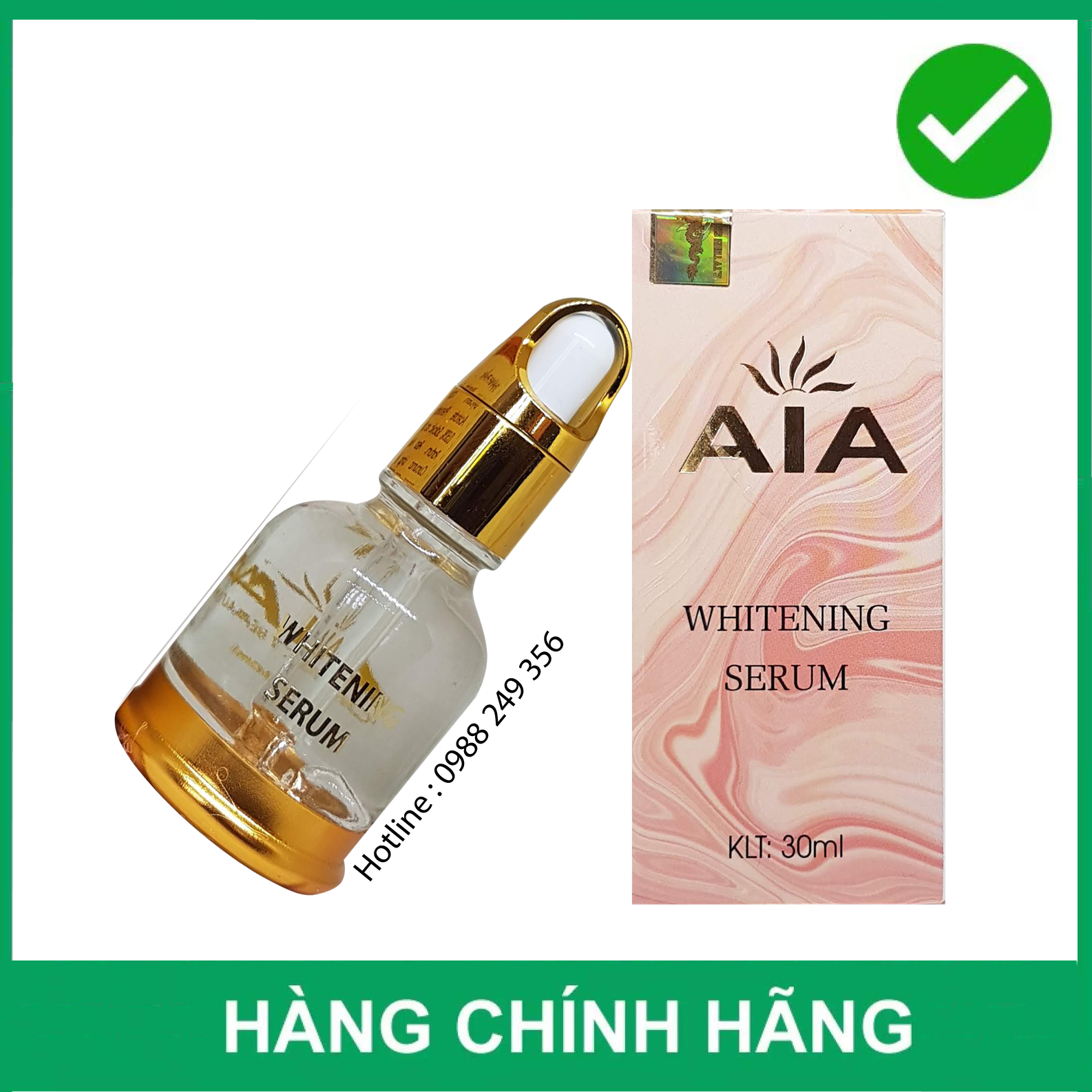 [HCM]SERUM TRẮNG DA AIA 30ML - MỸ PHẨM AIA