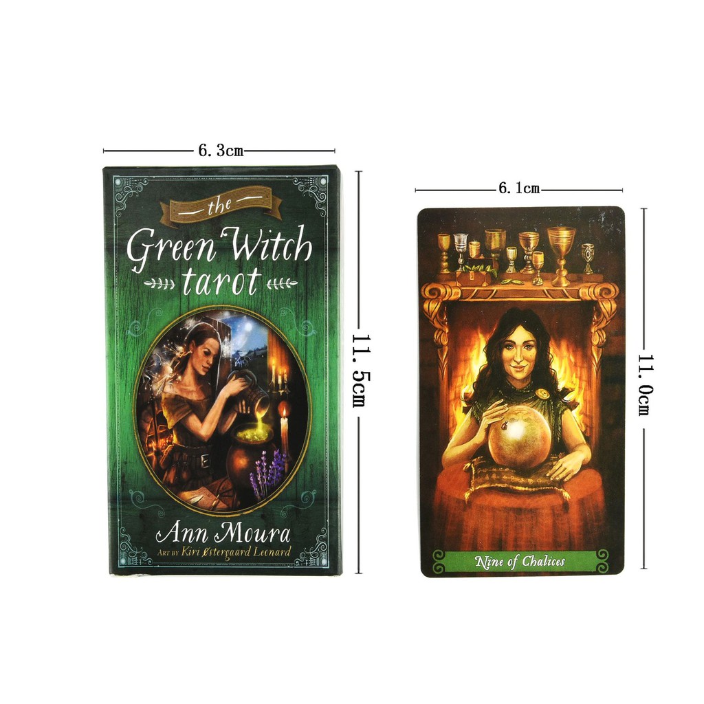 Bộ Bài Green Witch Tarot L12 New Cao Cấp