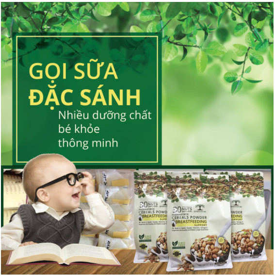 Ngũ Cốc Kích Lợi Sữa QUEEN NATURE Bịch 800Gr