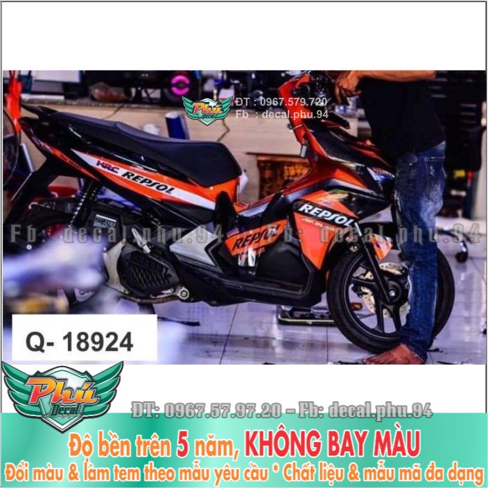 Tem rời Ari Blade Cam đen Repsol -mã 3