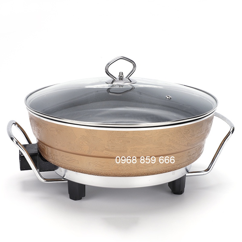 Nồi lẩu osaka đa năng kèm vỉ hấp 5 chế độ, nồi lẩu đa năng cao cấp công nghệ nhật bản