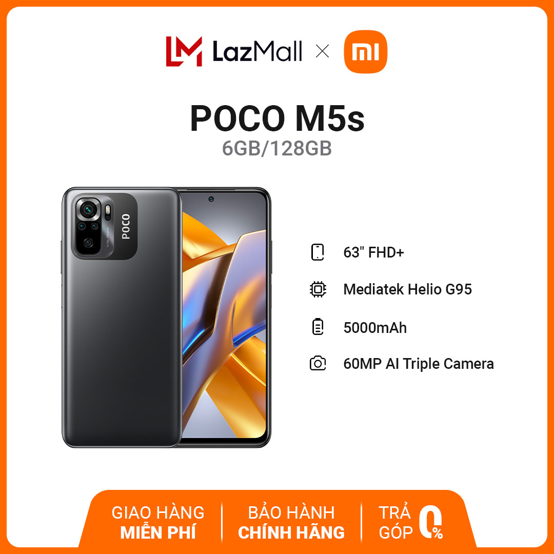 Điện thoại POCO M5s (6GB+128GB) hàng chính hãng